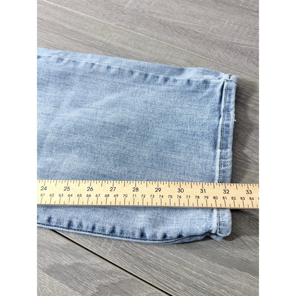 Judy Blue High Rise Wide Leg Jeans Light Wash Distressed 14W JB82407MD-PL Denim - Picture 11 of 13
